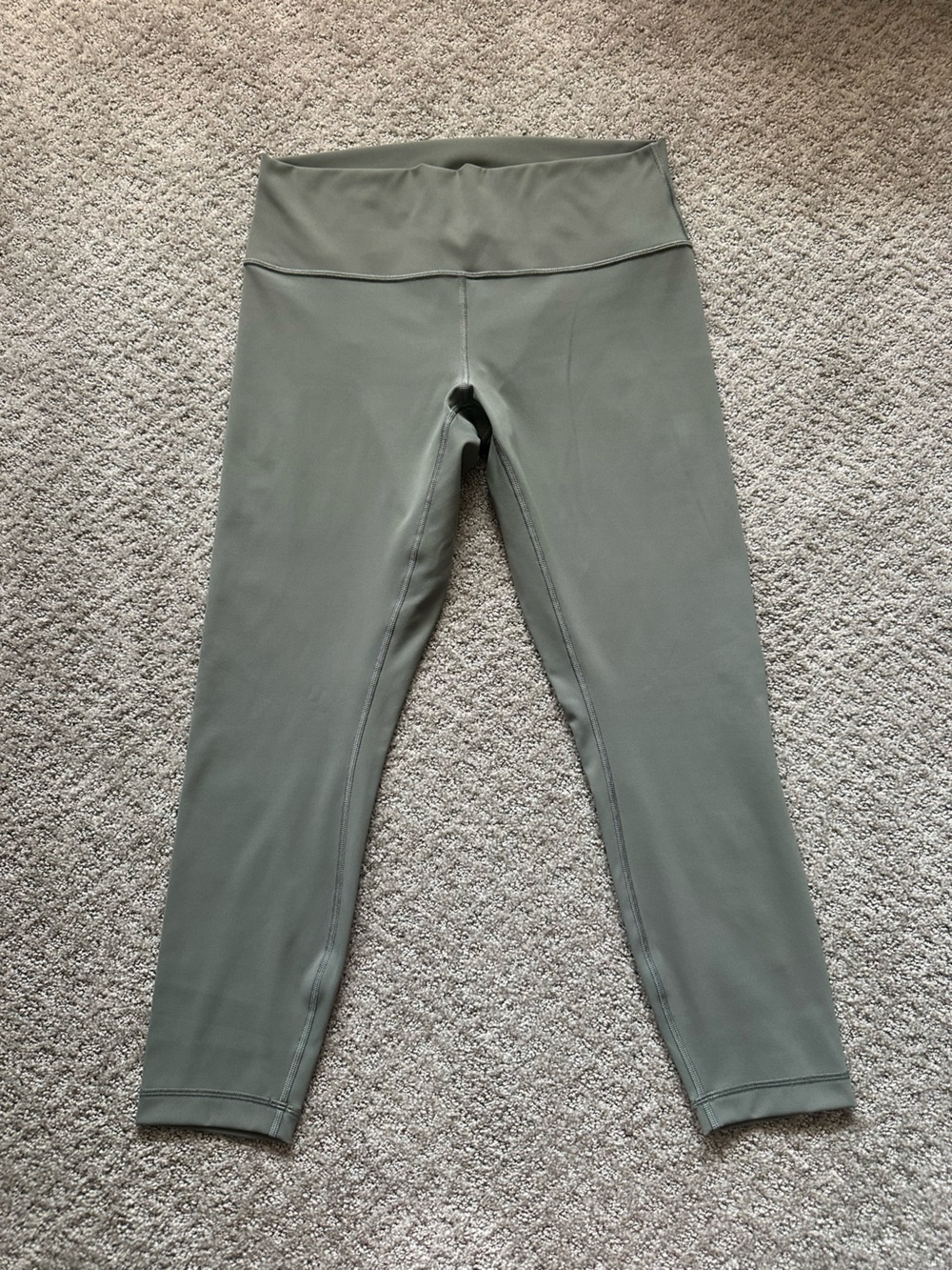 Lululemon Wunder Under High-Rise Tight 25" *Luxtreme Grey Sage - Size 12